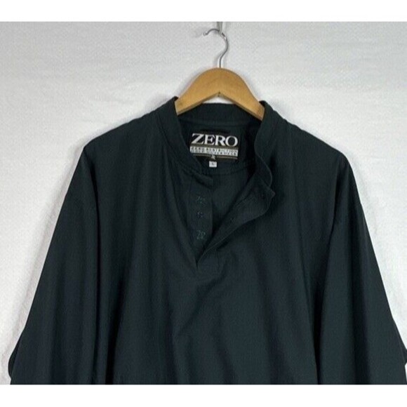 Zero Restriction Golf Outerwear Mens Jacket Large Green Long Sleeve 1/4 Snaps - Picture 2 of 13
